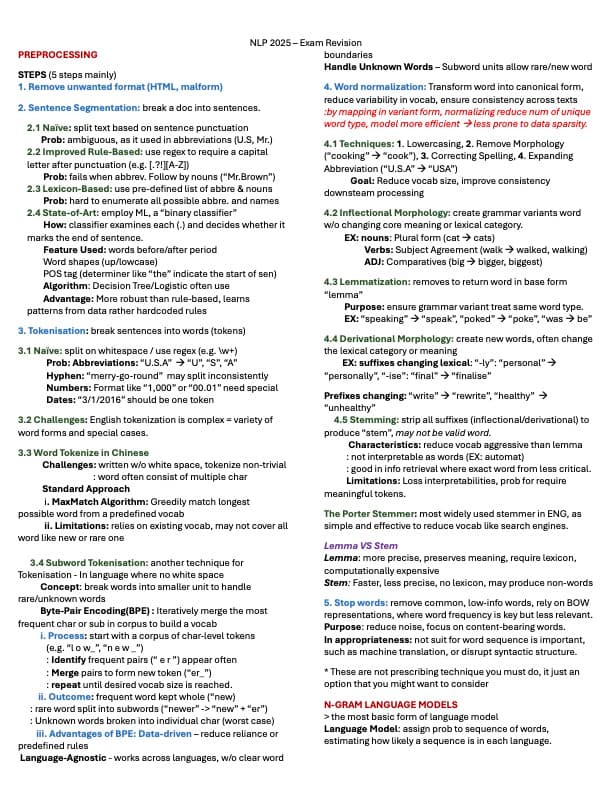 Natural Language Processing